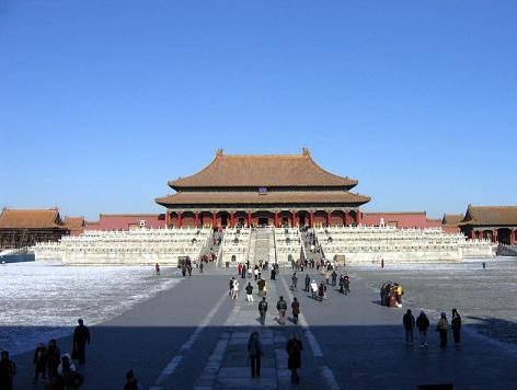 Forbidden city in Beijing China