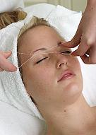 how to do threading hair removal