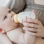 baby drinking milk