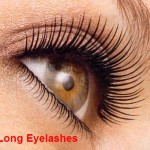 long eyelashes