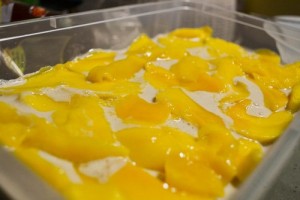 make graham cake with mango